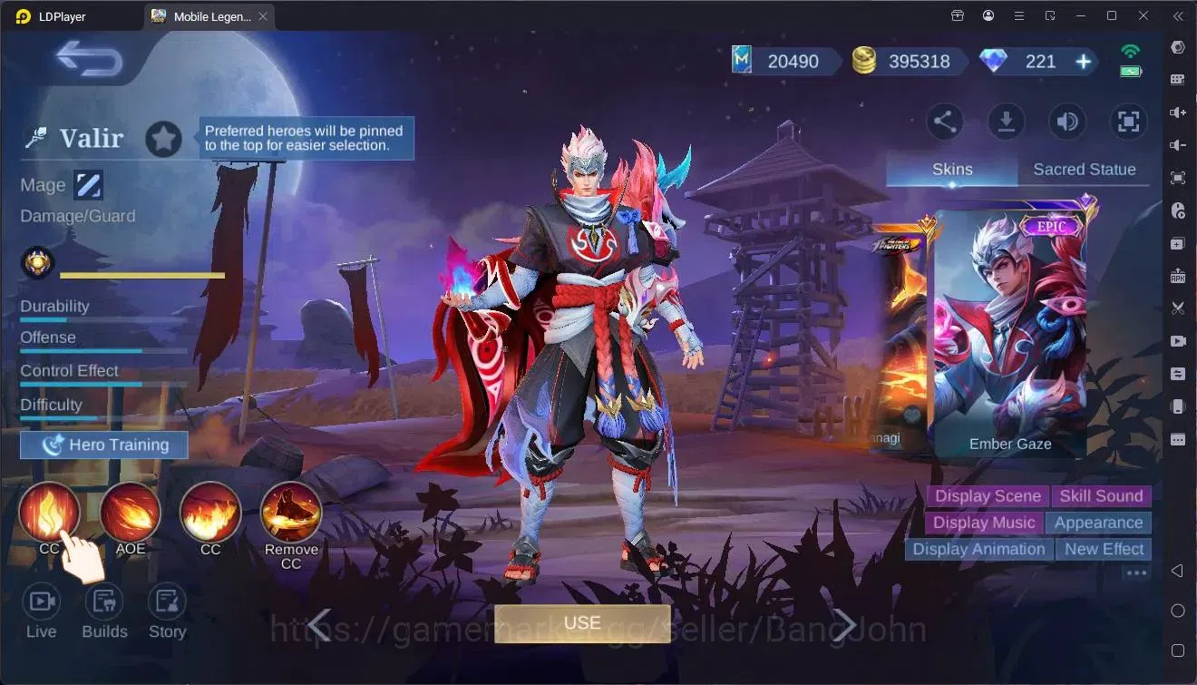 Mobile Legends: Bang Bang Accounts Global|Hero 130 Skin 220|Renowned|CC Natalia|VLTN  image 4