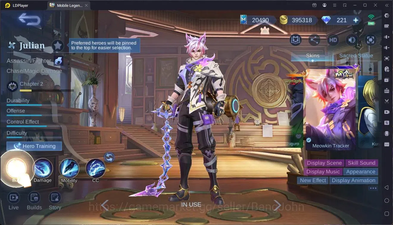 Mobile Legends: Bang Bang Accounts Global|Hero 130 Skin 220|Renowned|CC Natalia|VLTN  image 5