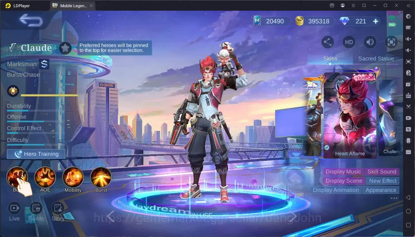 Mobile Legends: Bang Bang Accounts Global|Hero 130 Skin 220|Renowned|CC Natalia|VLTN  image 7