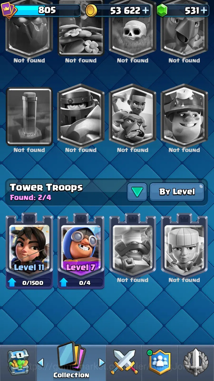 Clash Royale Accounts CL|KTL 11|Trophy 5768|Arena 16|Card 93|Lv15 Mortar image 1