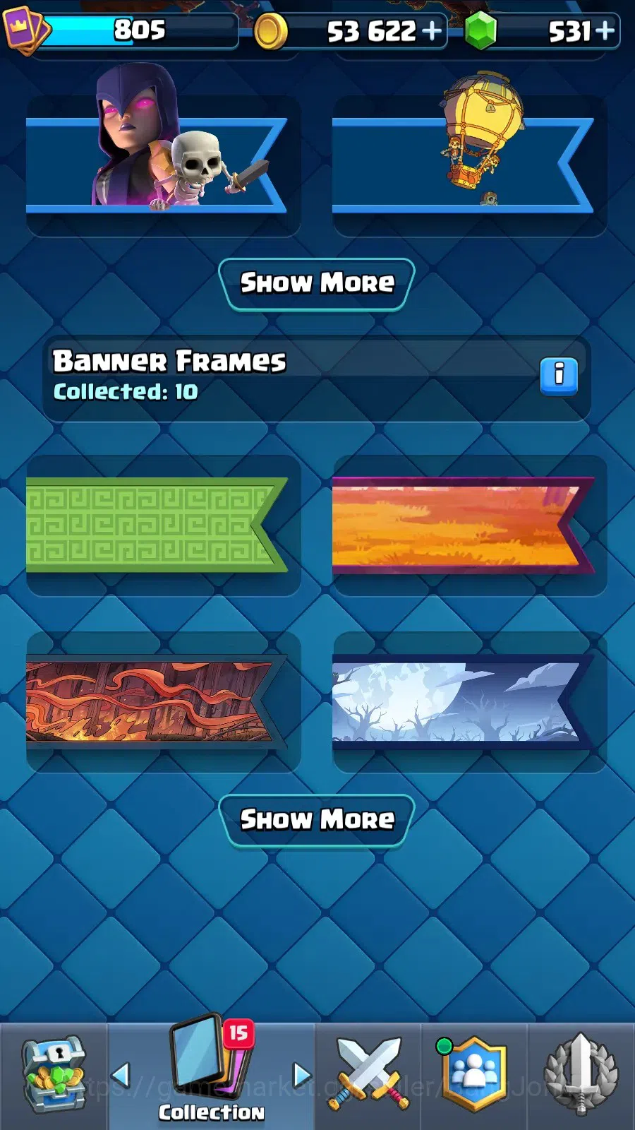 Clash Royale Accounts CL|KTL 11|Trophy 5768|Arena 16|Card 93|Lv15 Mortar image 11