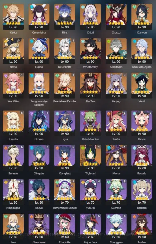 Honkai Star Rail Accounts Asia|TL 70|Free GI|Phainon Prem Team|28 Limited|[Y image 17