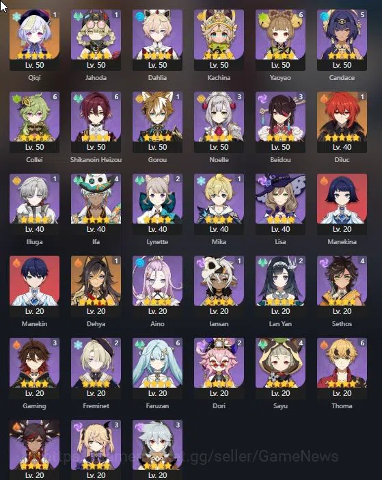 Honkai Star Rail Accounts Asia|TL 70|Free GI|Phainon Prem Team|28 Limited|[Y image 18
