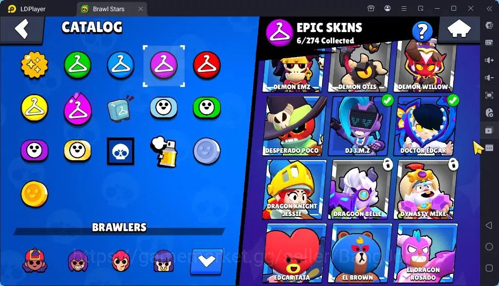 Brawl Stars Accounts Global |Trophy 1468 | Brawler 22, 1 Max with Supercharge| Skins 1 Mythic,6 Epic|Bling 8213|Protect 6