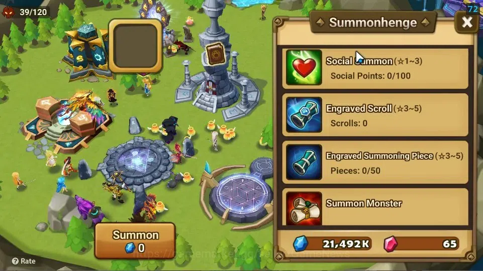 Summoners War: Sky Arena Accounts Starter ASIA|Lv 26|Ready Gacha|103 12 YSC + 160 11 YSC + 3 LAAS + 5 LS + 4 LDS + 121 MS |1 13