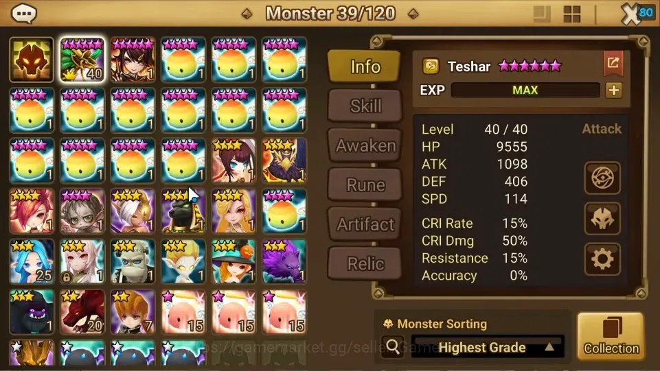 Summoners War: Sky Arena Accounts Starter ASIA|Lv 26|Ready Gacha|103 12 YSC + 160 11 YSC + 3 LAAS + 5 LS + 4 LDS + 121 MS |1 8