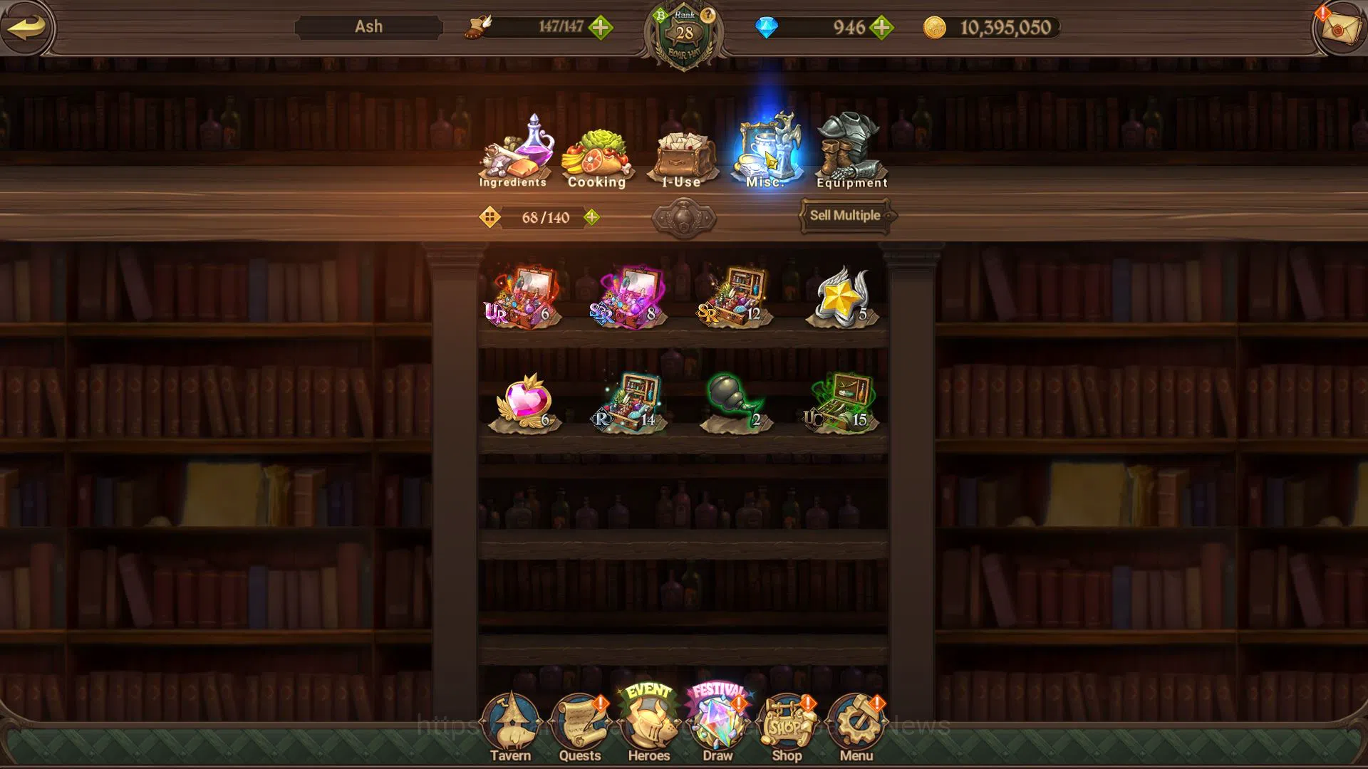 The Seven Deadly Sins: Grand Cross Accounts Starter Global |784 K CC|Starter CH 4|946 Dm| 1 UR+Collab FF | Demon King 14
