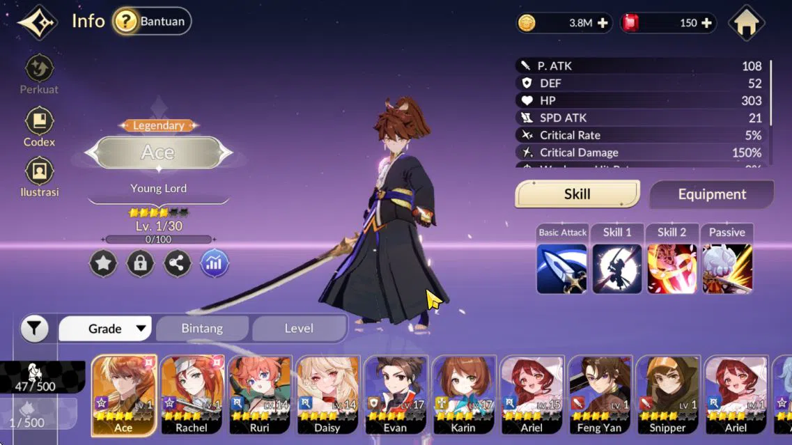 Seven Knights Re:Birth Accounts [Re;BIRTH] Global|Fresh Starter 4 Legendary(Ace, R image 5