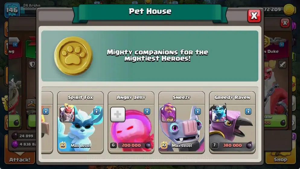 Clash of Clans Accounts Global |TH 18-BH 10|LVL 146|AQ 24 ,MP 10 ,GW 14 ,R image 11