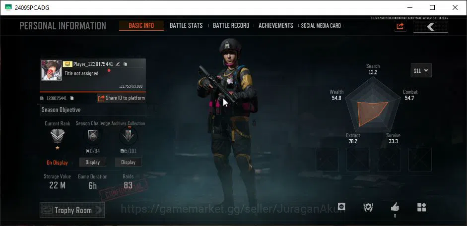 Arena Breakout Accounts Mid-Tier [MOBILE] Lv30|SV 22M|CV 20M|Epic AN-94 Velvet,Etc|Gear Skin|CN On|Infinite|CheckSS(AB2463) 2