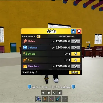 Roblox Accounts Blox Fruit|Lv MAX|Ghoul V3|GodHuman Max|T-REX Mas 203|CDK Mas 383,Skull Guitar Mas 198|6,5M Beli,19k