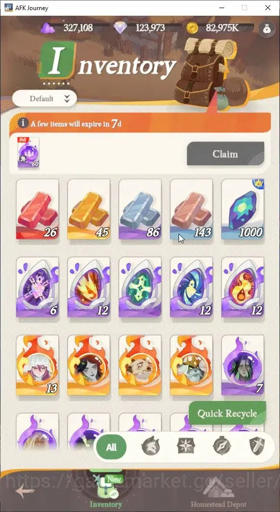 AFK Journey Accounts GLOBAL S455|Ready Gacha|7 Hero Selector|30 S Char[ image 11