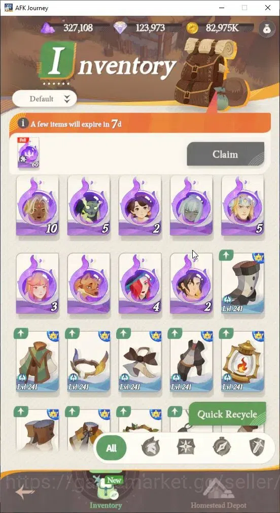 AFK Journey Accounts GLOBAL S455|Ready Gacha|7 Hero Selector|30 S Char[ image 12