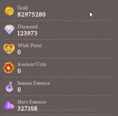 AFK Journey Accounts GLOBAL S455|Ready Gacha|7 Hero Selector|30 S Char[ image 13