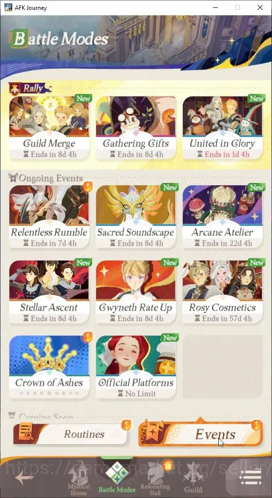 AFK Journey Accounts GLOBAL S455|Ready Gacha|7 Hero Selector|30 S Char[ image 17