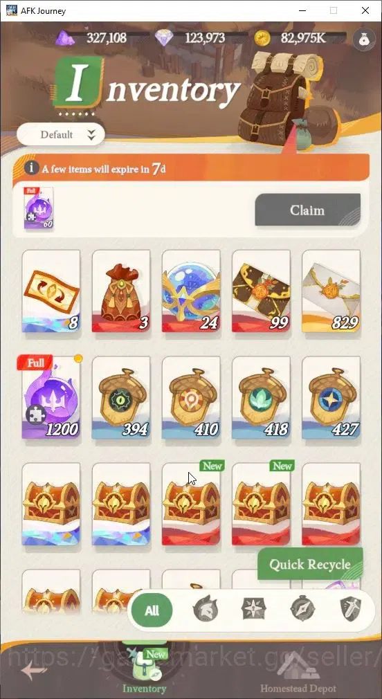 AFK Journey Accounts GLOBAL S455|Ready Gacha|7 Hero Selector|30 S Char[ image 9