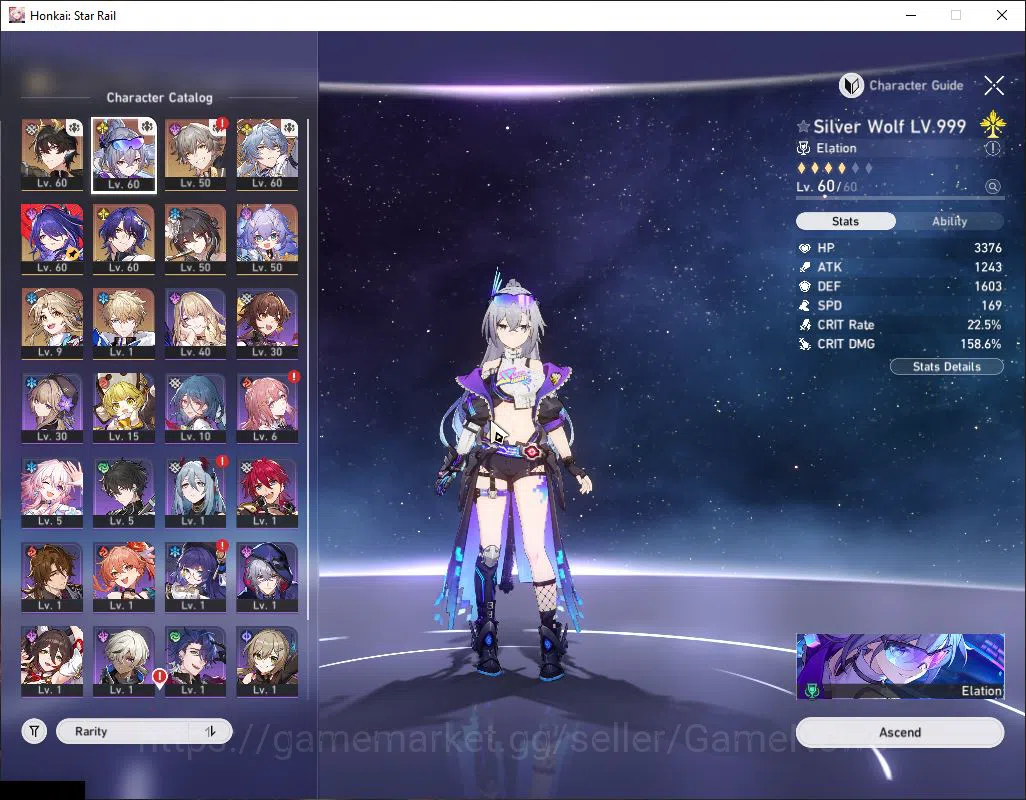 Honkai Star Rail Accounts ASIA|TL 50|6 Limited|SW 999,Sunday,Acheron,Dante,R image 9