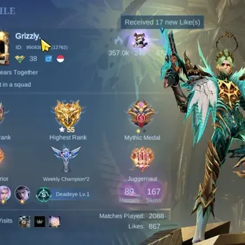 Mobile Legends: Bang Bang Accounts Collector Hero 89|Skin 167|PRIME