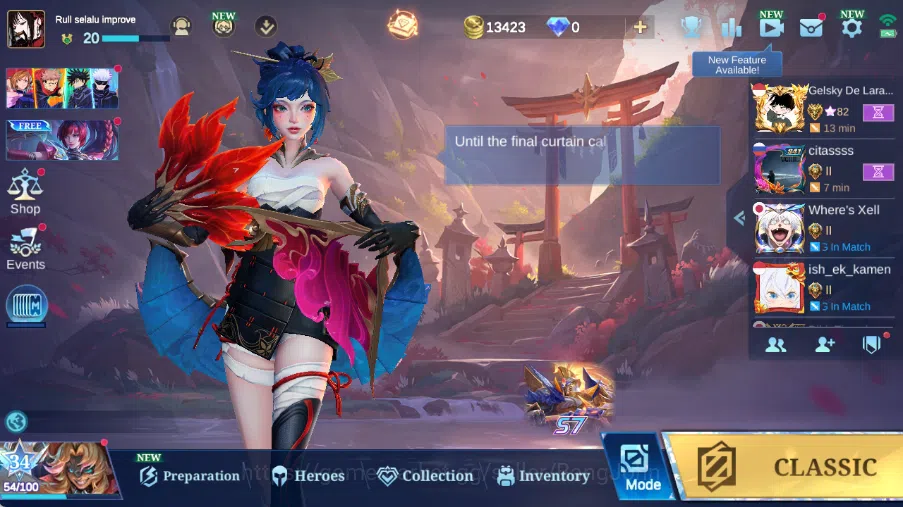 Mobile Legends: Bang Bang Accounts Others Global|Skin 89|Expert|Prime Granger,Sanrio Floryn,Collab Cyclops,Blazing 1