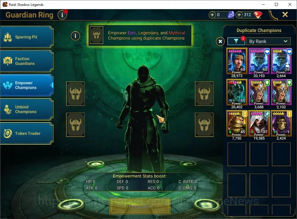 Raid: Shadow Legends Accounts Mid-Game Lv 54|1M Power|14 13