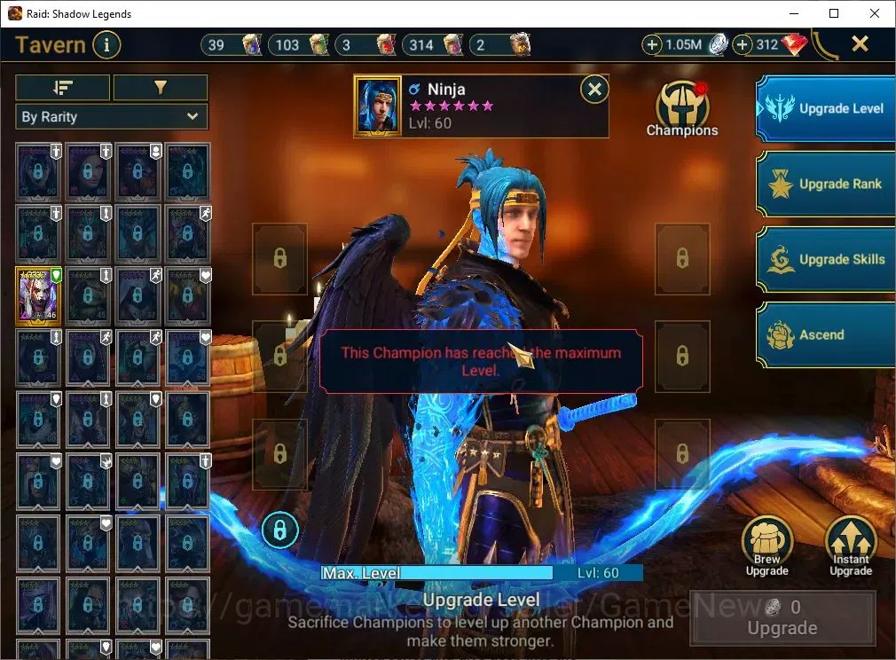 Raid: Shadow Legends Accounts Mid-Game Lv 54|1M Power|14 17