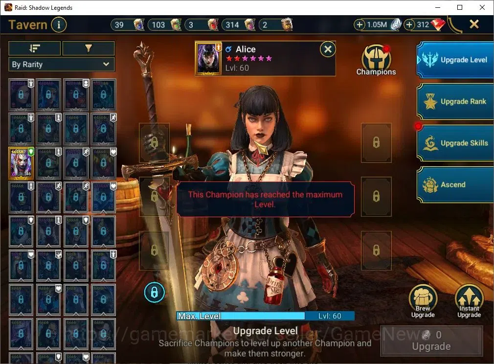 Raid: Shadow Legends Accounts Mid-Game Lv 54|1M Power|14 18