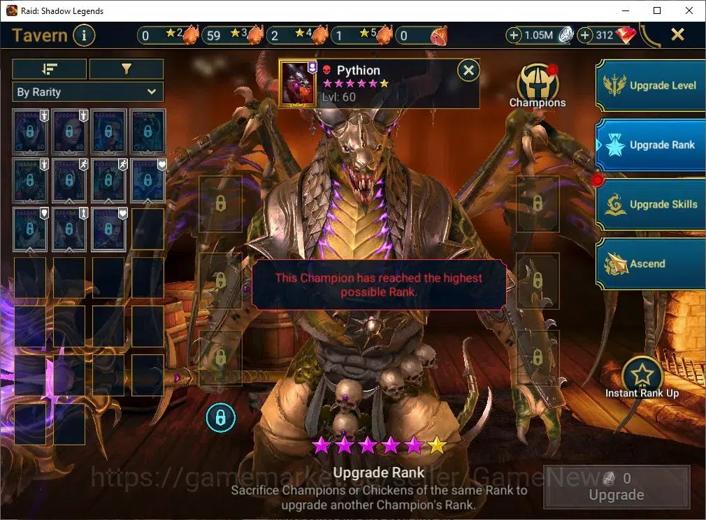 Raid: Shadow Legends Accounts Mid-Game Lv 54|1M Power|14 19