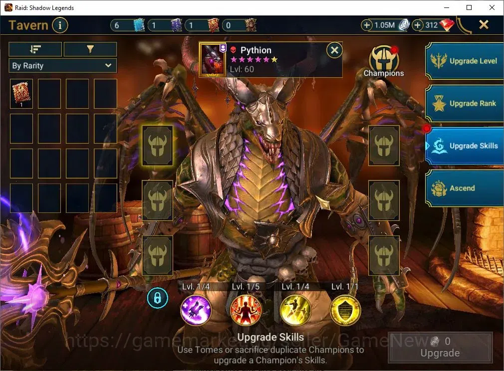 Raid: Shadow Legends Accounts Mid-Game Lv 54|1M Power|14 20