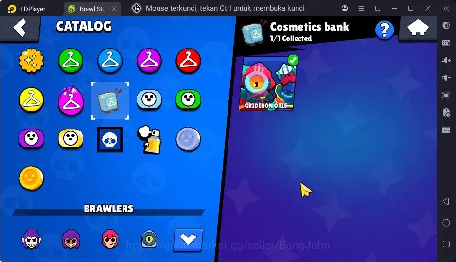 Brawl Stars Accounts Trophy 1023| 18 Brawler| 1 Max Hypercharge(Edgar)| 1 Mythic,1 Epic Skins| 1585 Bling | ProtectOff 9