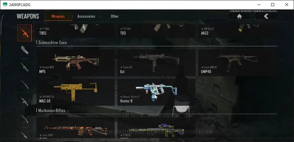 Arena Breakout Accounts Others MOBILE Lv30|SV 24,2M|CV 15M|Peace Set,Wire Set|AKM SS,AK-74N B,AKS-74U QS,Groza SS,SCAR-L 6