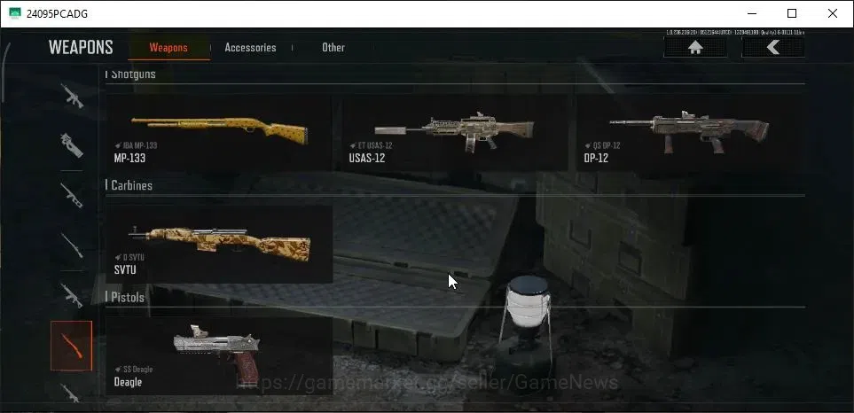 Arena Breakout Accounts Others MOBILE Lv30|SV 24,2M|CV 15M|Peace Set,Wire Set|AKM SS,AK-74N B,AKS-74U QS,Groza SS,SCAR-L 8