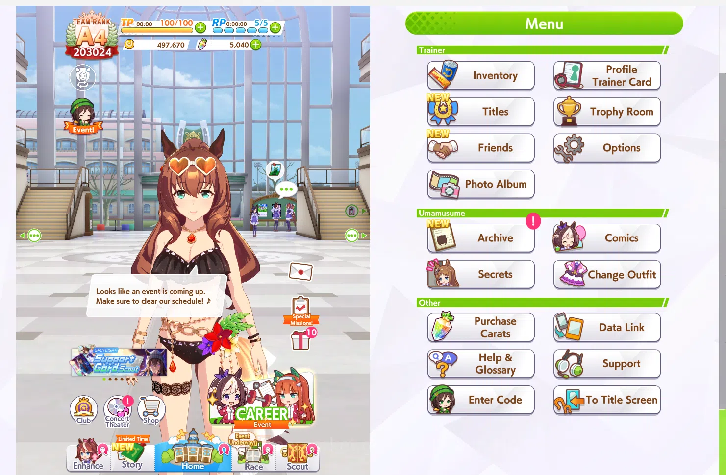 Umamusume: Pretty Derby Accounts Global Rank (A4) | KitasanBlack MLB + SuperCreek M image 4