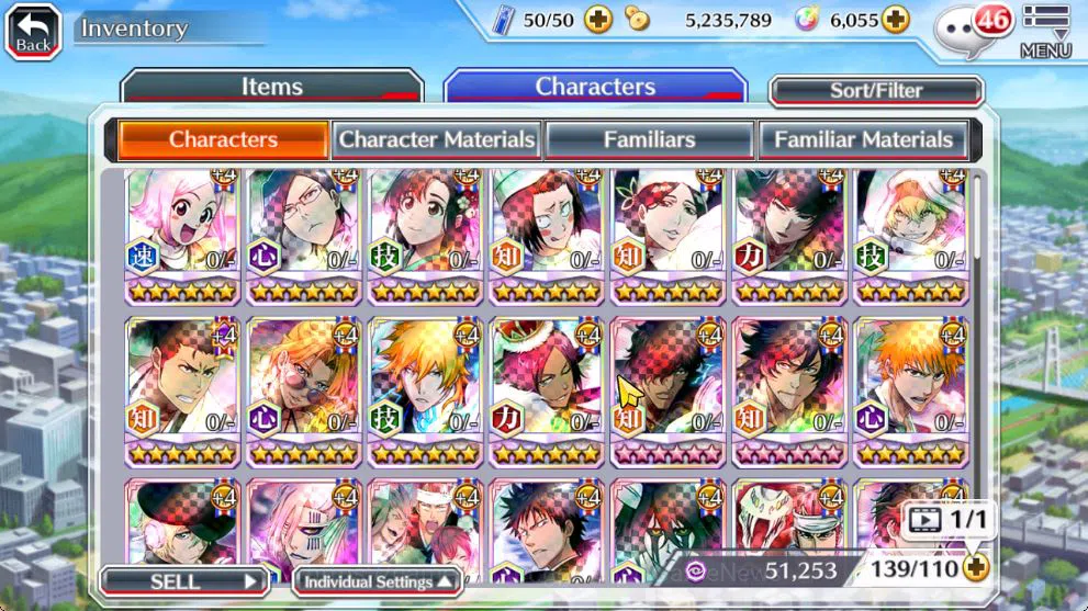 Bleach: Brave Souls Accounts [GLOBAL]6k Orbs+Fresh All Story|Yachiru Valentine2 image 8