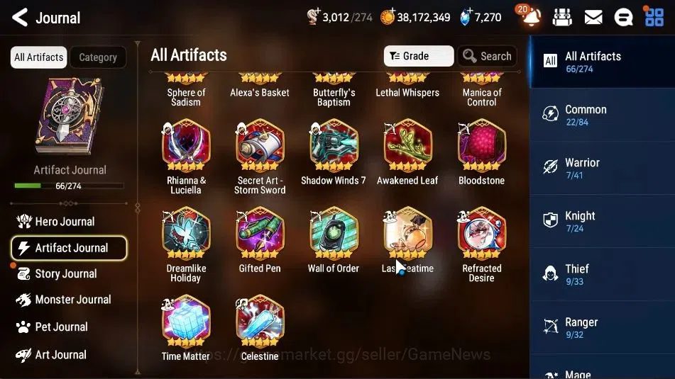 Epic Seven Accounts High-End GLOBAL UnVerif|New Era|10ML(Rhiana&Luceh,Har Seti,BW Iseria,Etc)+Stsuka,Ivana,TA 10