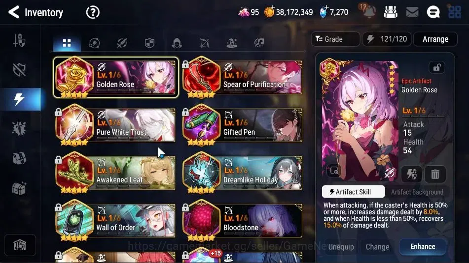 Epic Seven Accounts High-End GLOBAL UnVerif|New Era|10ML(Rhiana&Luceh,Har Seti,BW Iseria,Etc)+Stsuka,Ivana,TA 19
