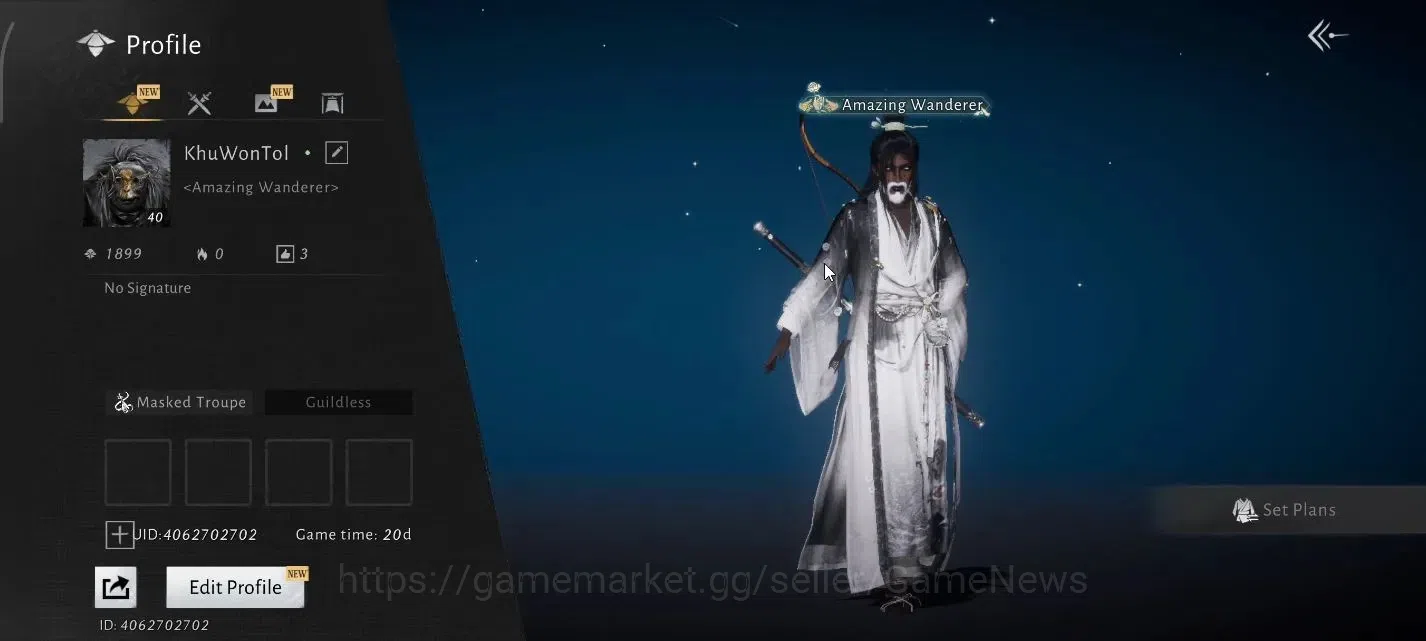 Where Winds Meet Accounts GLOBAL|Lv 40|GS 7778|Martial Destiny,Anthem of Age image 1
