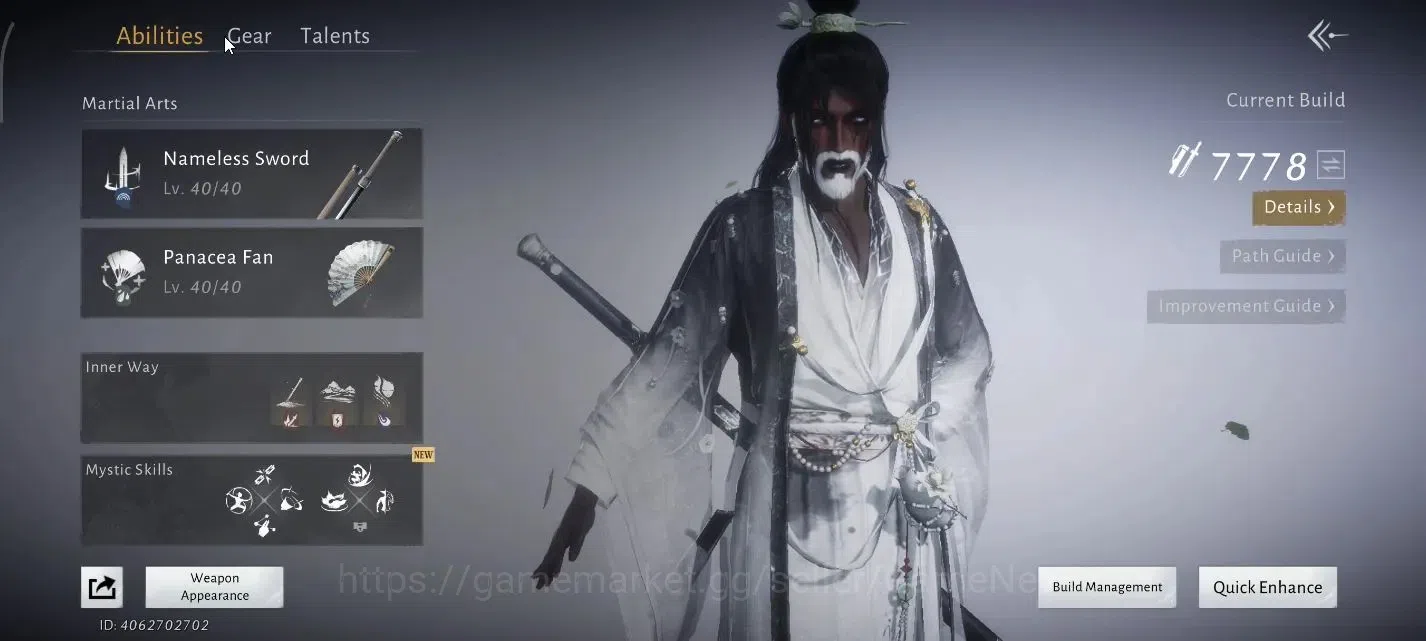 Where Winds Meet Accounts GLOBAL|Lv 40|GS 7778|Martial Destiny,Anthem of Age image 4