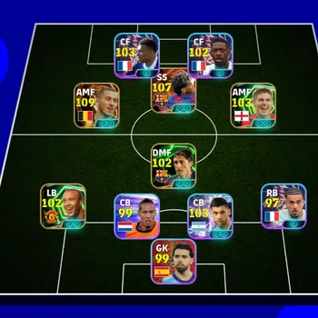 eFootball Accounts Meta Player EFOOTBALL 2026 | BIG TIME LAMINE YAMAL, BIG TIME HAZARD, STEVEN GERARD, G BATISTUTA, PACK