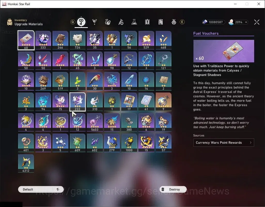 Honkai Star Rail Accounts Others Asia|TL 70|15 Limited+7 8
