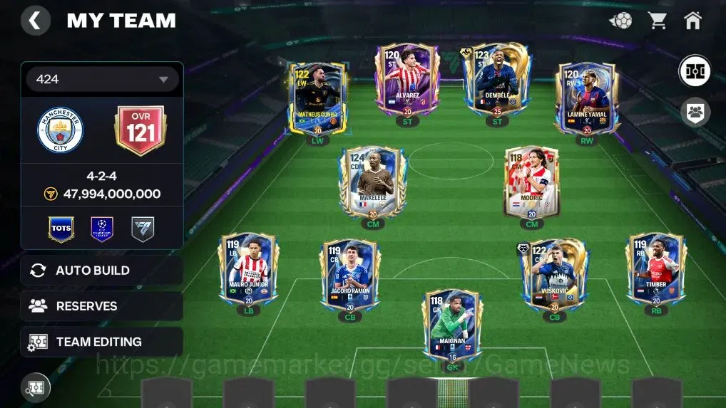EA SPORTS FC Mobile Accounts OVR 121/47B Value|142k Gems + 12k Shard + 1k RUP w image 2