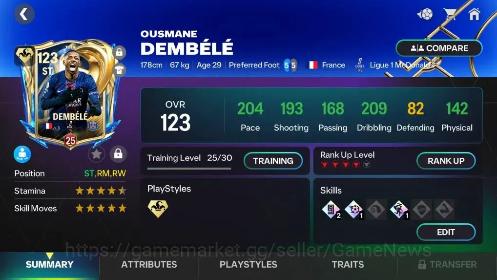 EA SPORTS FC Mobile Accounts OVR 121/47B Value|142k Gems + 12k Shard + 1k RUP w image 5