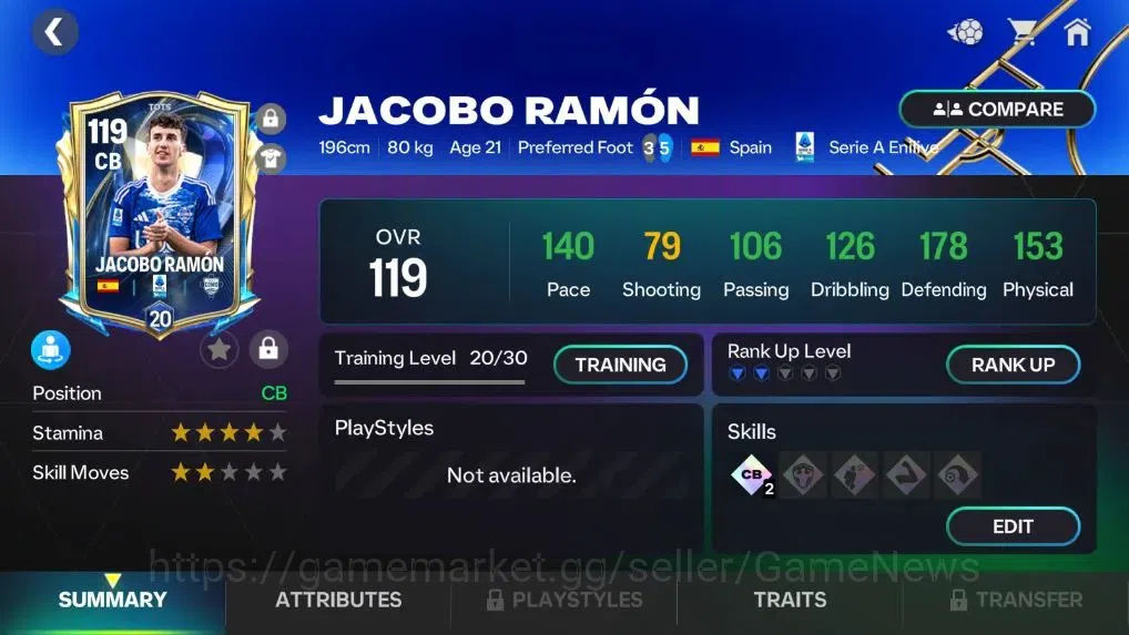 EA SPORTS FC Mobile Accounts OVR 121/47B Value|142k Gems + 12k Shard + 1k RUP w image 8