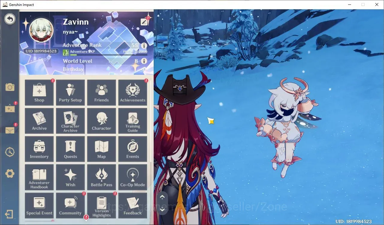 Genshin Impact Accounts Others ASIA|AR 55|5 Limited Char(Odette,Columbina,Lohen+Sign,Ineffa,Chasca|Low Explor|Check 1