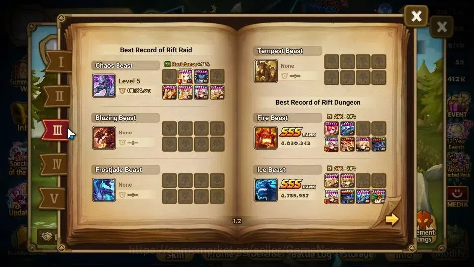 Summoners War: Sky Arena Accounts GLOBAL Lv 48|1 LD[Shun]|15 Total NB5[Liam,Riley,Ta image 5