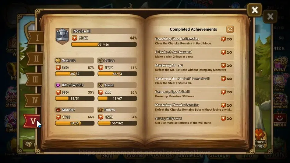 Summoners War: Sky Arena Accounts GLOBAL Lv 48|1 LD[Shun]|15 Total NB5[Liam,Riley,Ta image 7