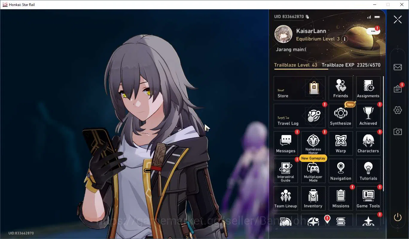 Honkai Star Rail Others ASIA | TL 44 | Starter | 1 Limit | Rate-Off banner image 1