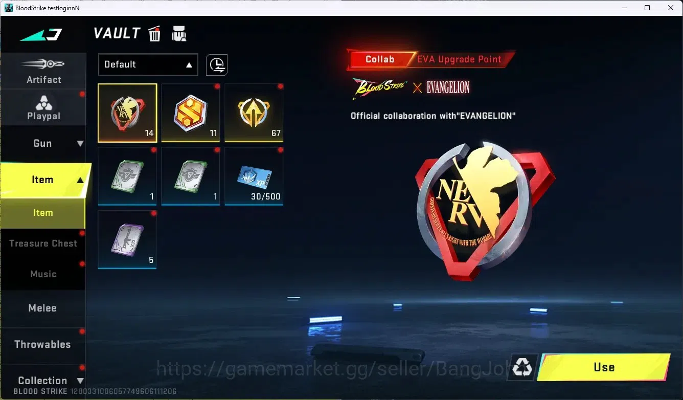 Blood Strike Accounts ASIA|Collab Gun MCX - EVA-00|3 Legendary Gun|Colla image 6