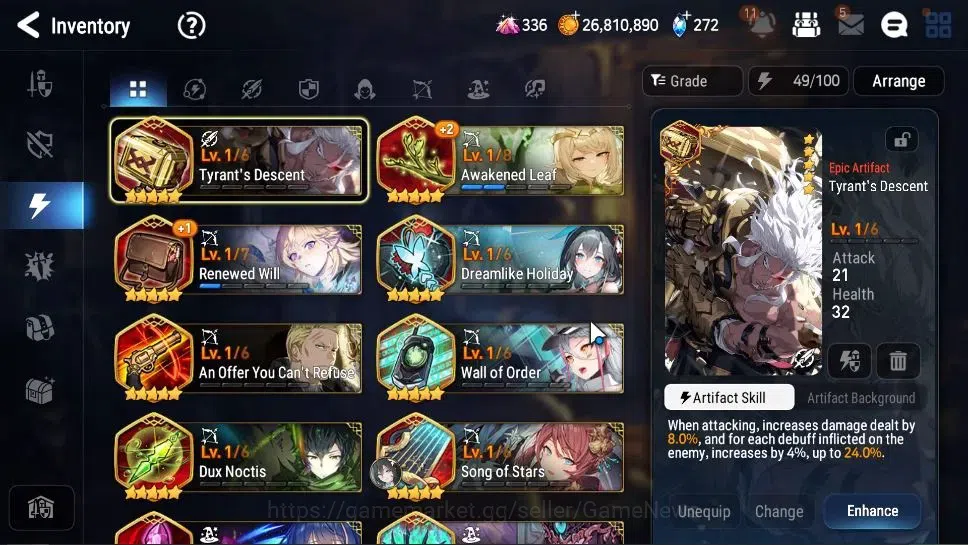Epic Seven Accounts GLOBAL Unverif|New Era|7 ML(Maid Chloe,Specter Ten image 15