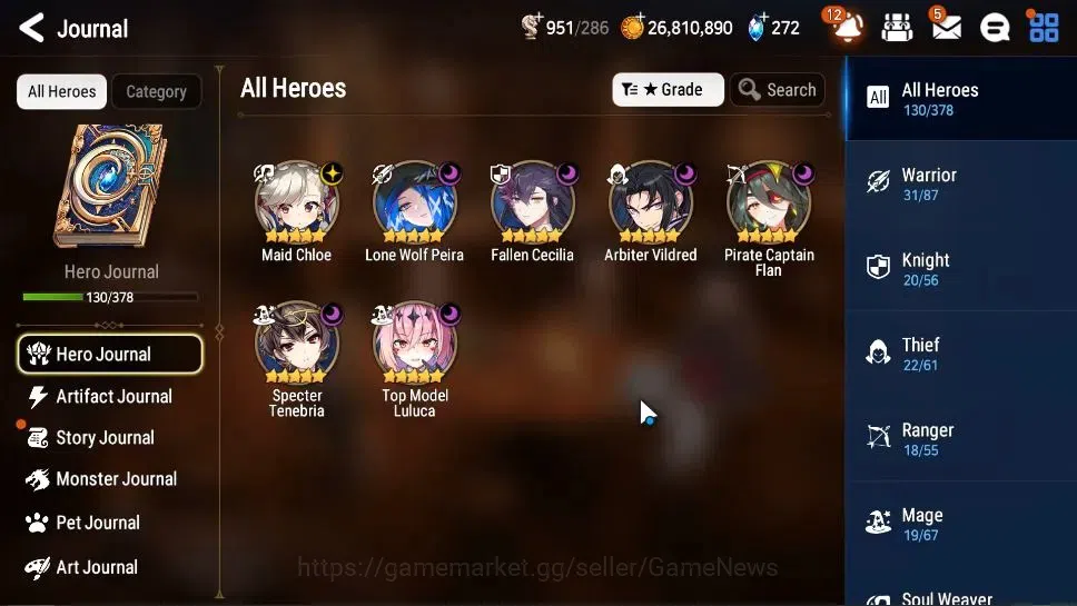 Epic Seven Accounts GLOBAL Unverif|New Era|7 ML(Maid Chloe,Specter Ten image 5