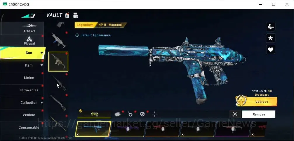 Blood Strike Accounts High-End ASIA|ETERNAL Kala Whisper|11 Legendary [M4A1 Venom,Vector Violet,Desert Eagle,URB 14